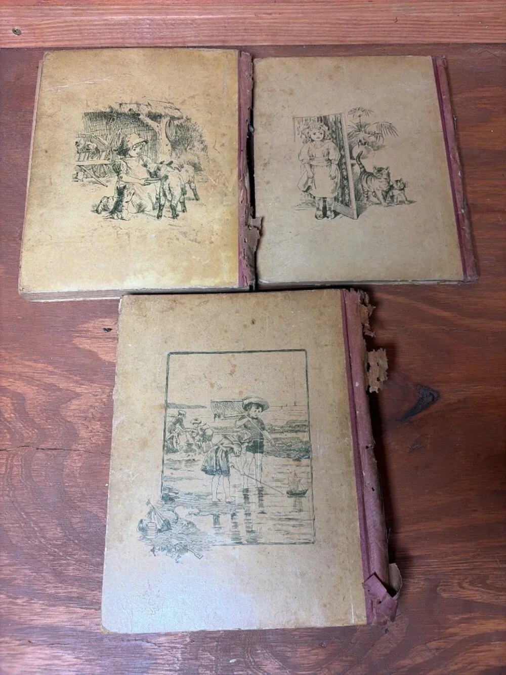Antq. 1899 Illus. Books Lothrop 
